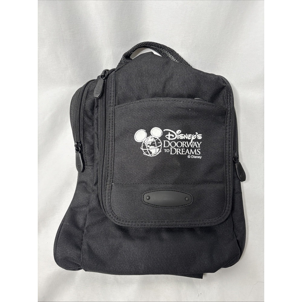 Disney's Doorway to Dreams Toiletry Makeup Bag Black Souvenir Cosmetic